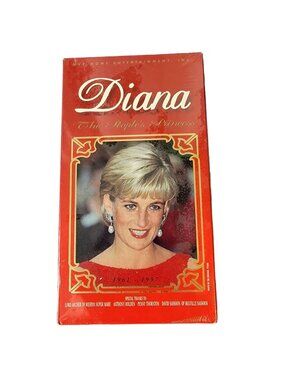 Princess Diana Vintage 90s Sealed VHS Tape New Media Entertainment Video Movie